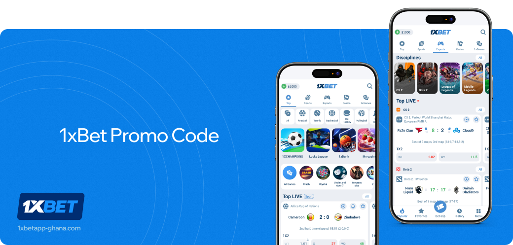 1xbet betapk Ghana Promo code